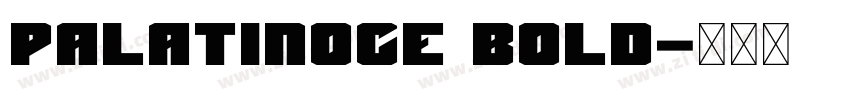 PalatinoCE Bold字体转换